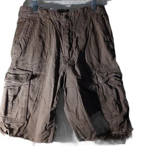 American eagle outfitters distressed cargo shorts